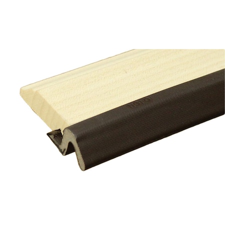 Randall Colonial Pattern Door Stop Set, with (Brown) Q-Lon Weatherstrip Top and Sides WV-98-BR